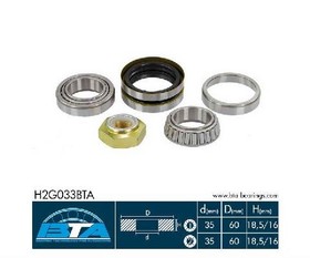 WHEEL BEARING KIT SET PAIR REAR H2G033BTA BTA 2PCS NEW OE REPLACEMENT