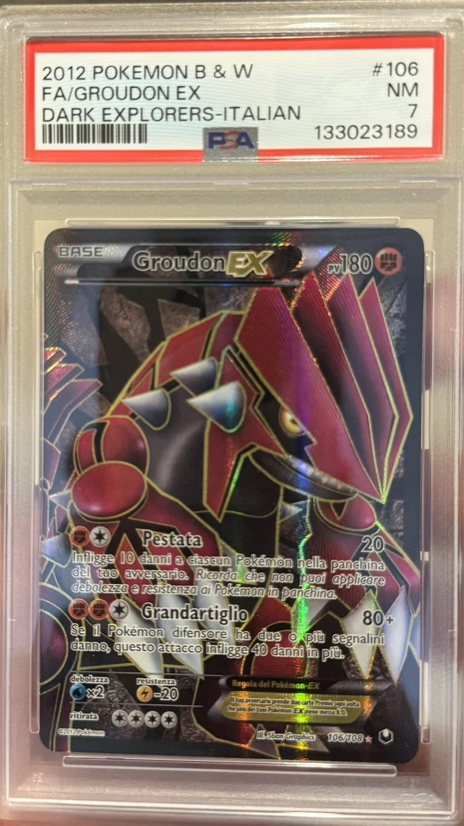 Pokémon TCG Dark Explorers Full Art Individual Trading Card Games