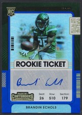 2021 Panini Contenders Football Rookie Ticket Autograph #236 Brandin Echols Jets