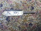 Towle Sterling Silver fish Knife, mountain scene, floral, gorgeous