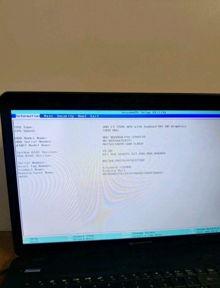 Packard Bell EasyNote EG70 Notebook AMD E1-2500 - RAM 4GB HDD 500Gb - Windows 10 - Immagine 2 di 4