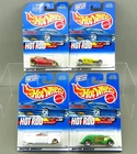 Vintage 2000 Hot Wheels Hot Rod Magazine Set 1-4 Diecast 1/64 Roadster Lot NEW