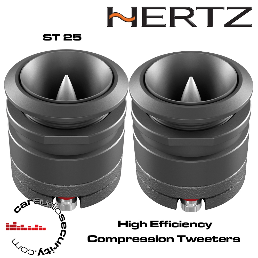 Hertz St 25 Line SPL Show Tweeter Pair Compression Bullet 100w 25mm for ...