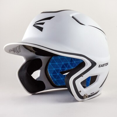 Easton Z5 2.0 Junior Matte Two-Tone Batting Helmet, Color White With Black