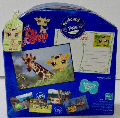 LPS Littlest Pet Shop Postcard Pets Giraffe Safari Hat