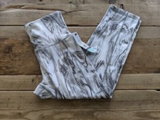 ID IDEOLOGY Gray Marble X-SMALL High Waist Side Pocket Legging NEW Active