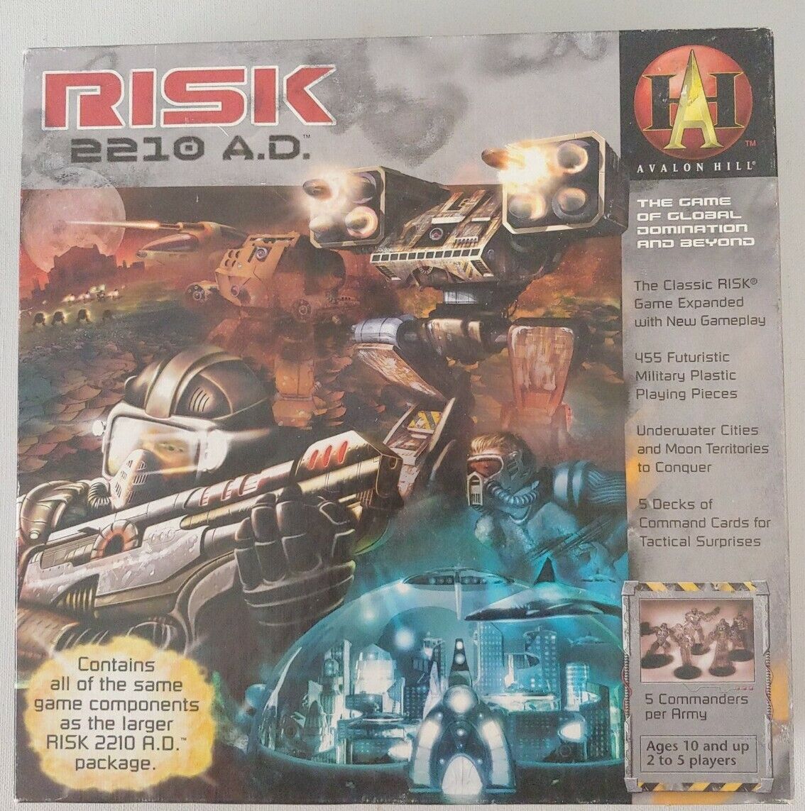 Risk 2210 A.D., Board Game