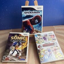Spider-Man:Edge of Time~Nintendo Wii~Complete+ Sonic: Secret Rings&Deca Sports 3