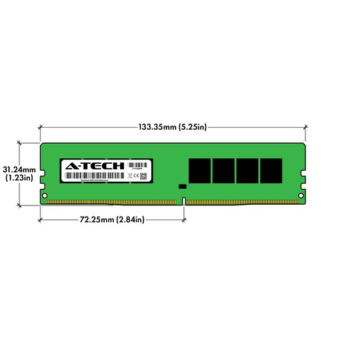 4GB DDR4-3200 QNAP TS-h1277XU-RP-3700X-128G TS-h2477XU-RP-3700X-32G Memory RAM - Picture 3 of 10
