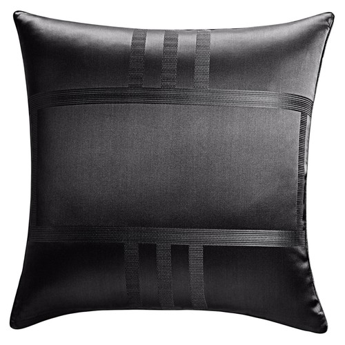 Hotel Collection Structure EURO Sham Set BLACK