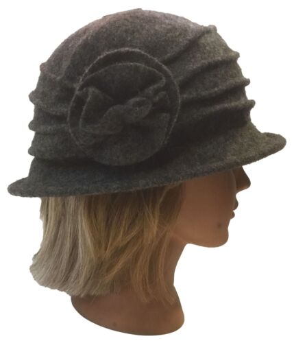 Ladies Women Church Dress Warm Fashion Wool Hat Cap - Picture 2 of 10