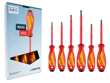 WITTE MAXX VDE Insulated Screwdriver Set, 6-Piece
