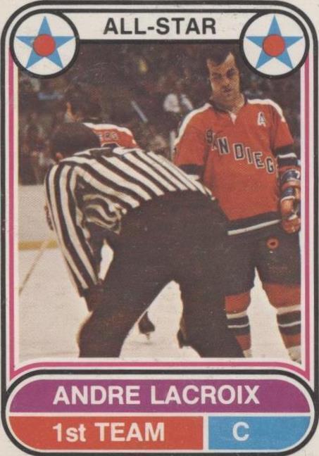 1975-76 O-Pee-Chee WHA - Andre Lacroix #64 - 1 of 1
