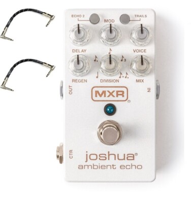MXR M309 Joshua Ambient Echo Delay (w/ 2 FREE Fender Patch Cables)