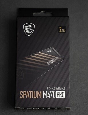 MSI SSD SPATIUM M470 PRO PCIE 4.0 NVME M.2 2TB