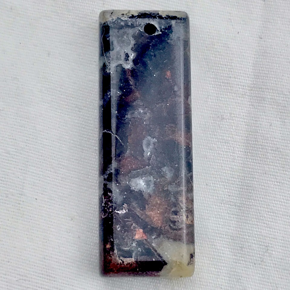 Natural Pendant Stone Rock Cut Polished Drilled Multicolored eBay