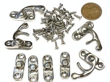 4 pieces BXR brand S Silver Nickle Wood Box Case Latch Clasp small metal a10