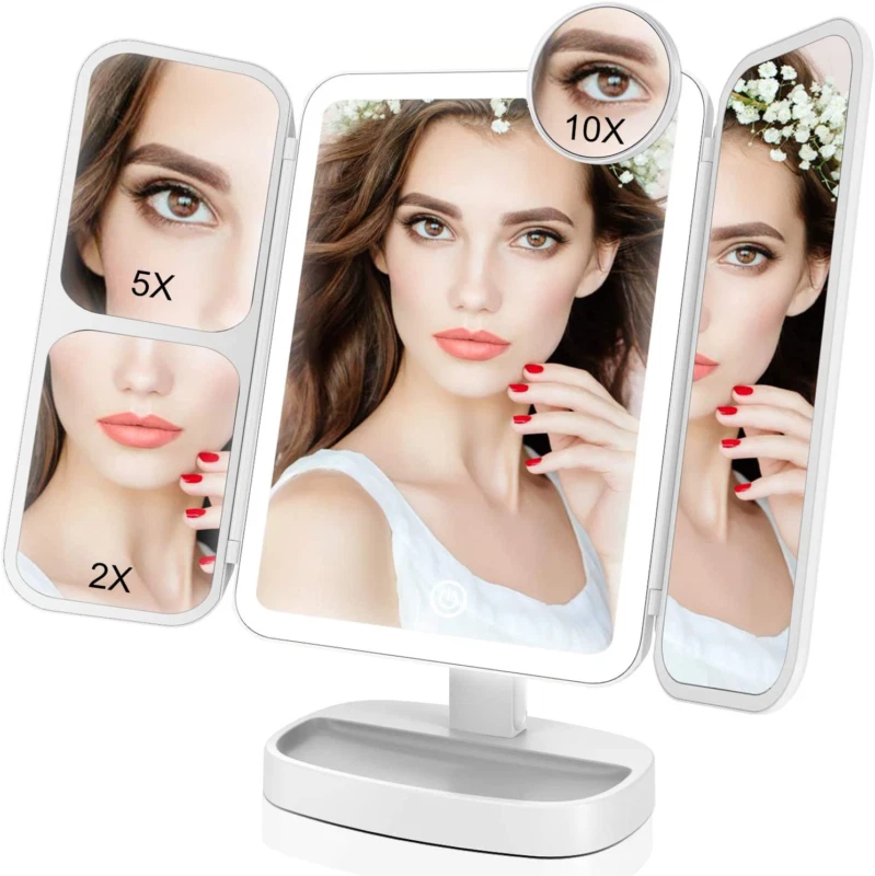 Led illuminated makeup sale mirror