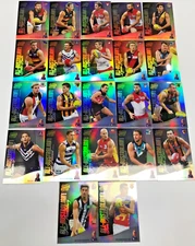 2015 SELECT AFL HONOURS 2 ALL AUSTRALIAN TEAM CHASE CARD COMPLETE 22-CARD SET