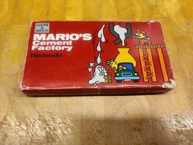  ***MARIO CEMENT FACTORY*** NINTENDO GAME AND WATCH!!! ML-102