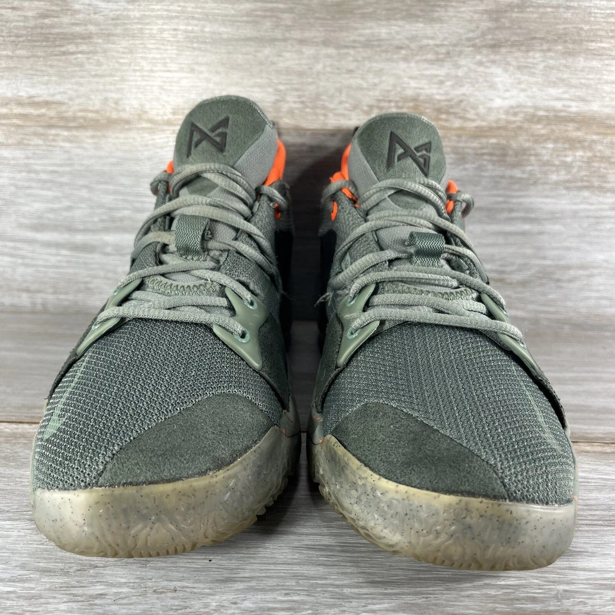 Nike Paul George PG 2 Palmdale GS 943817 300 Clay Green Black Sneakers Size 6.5Y