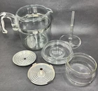 Vtg Pyrex Flameware 7756-B Coffee Pot Glass Percolator Basket Lid 9 cup USA