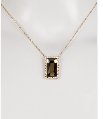 Alexis Bittar Women's Miss Havisham Framed Baguette Pendant Necklace Gold W1054