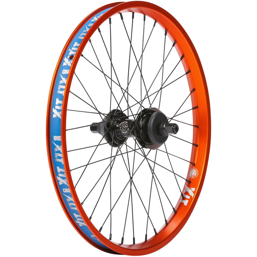 BSD BMX BIKE REVOLUTION XLT BICYCLE FREECOASTER WHEEL ORANGE/BLACK eBay