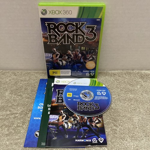 Rock Band 3 (Microsoft Xbox 360, 2010) - COMPLETE PAL Works in US ...