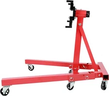 3000LBS Folding Engine Stand Steel Motor Hoist Dolly 360° Degree Adjustable Head