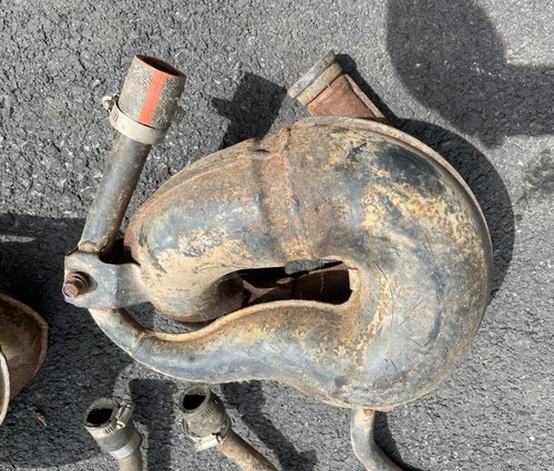 1987-2006 Yamaha Banshee 350 OEM Factory Exhaust Parts Lot - Picture 9 of 12