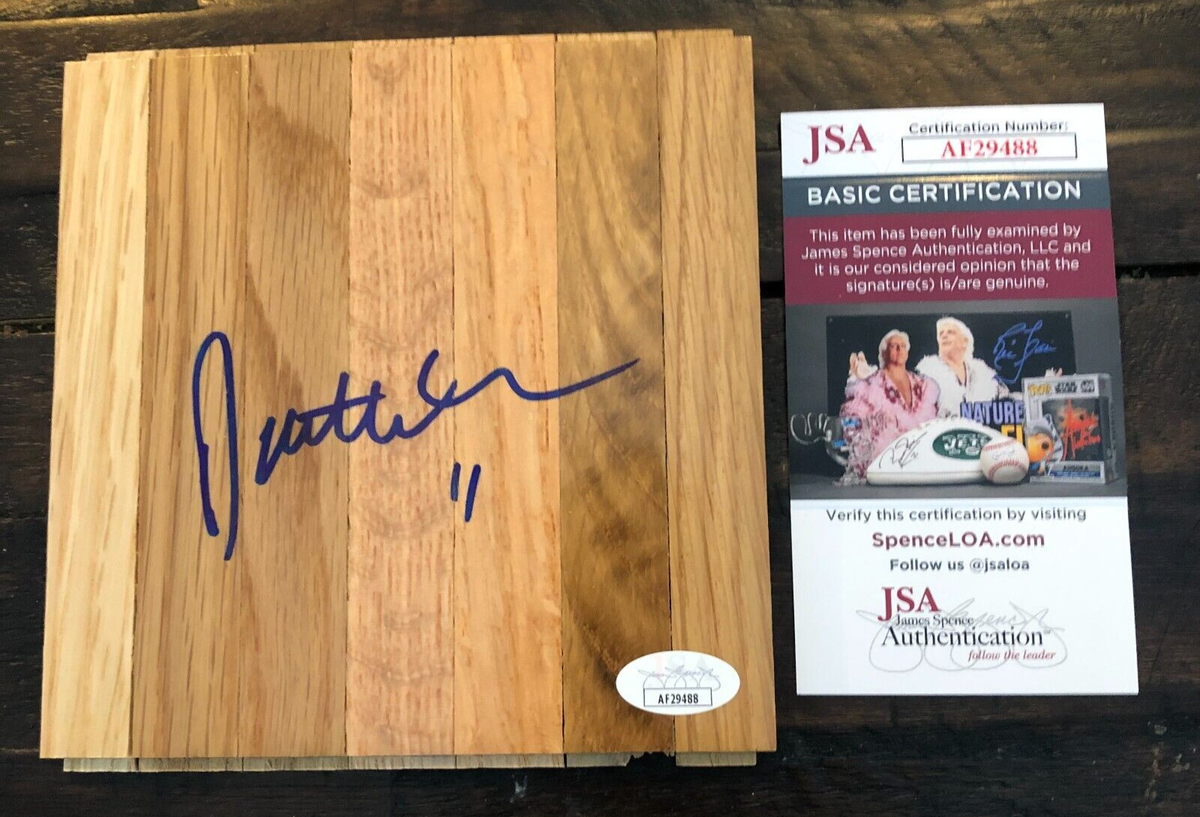 Dante Exum Signed Utah Jazz/Cleveland Cavaliers 6x6 Floor Board W