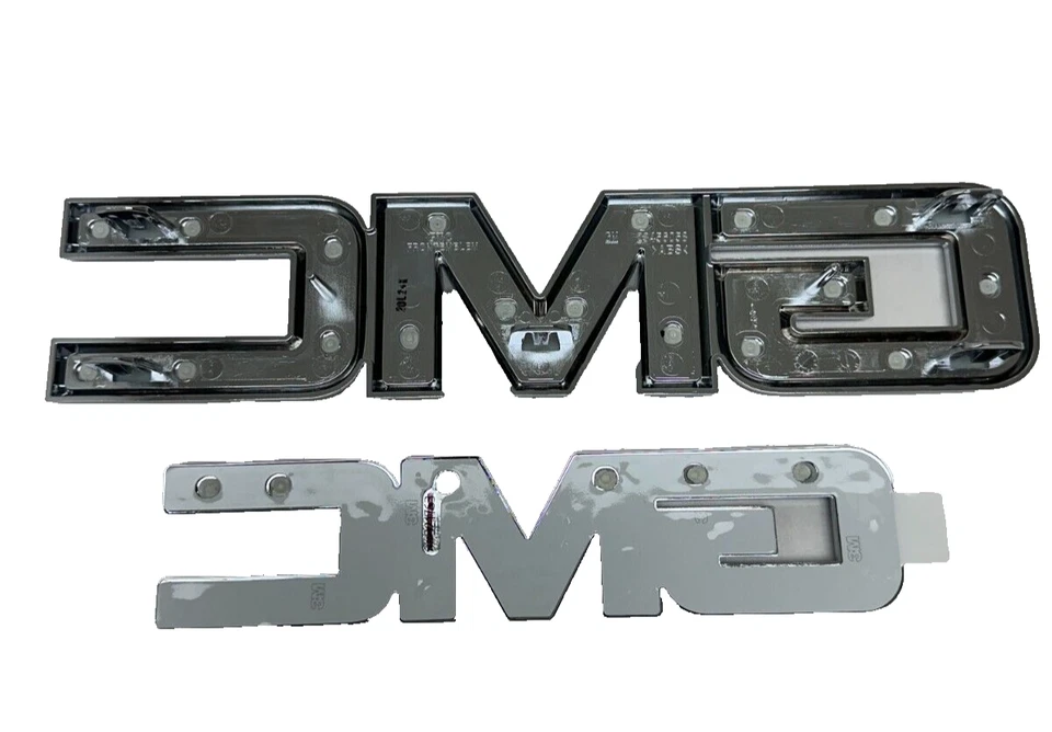 OEM Front & Rear Emblem Set Black Chrome For 2018-2021 GMC Terrain 84321763 New - Изображение 3 из 4