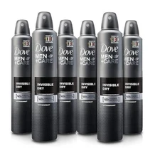 Dove Men+Care Invisible Dry Deodorant Spray 150 Ml 6 PACK