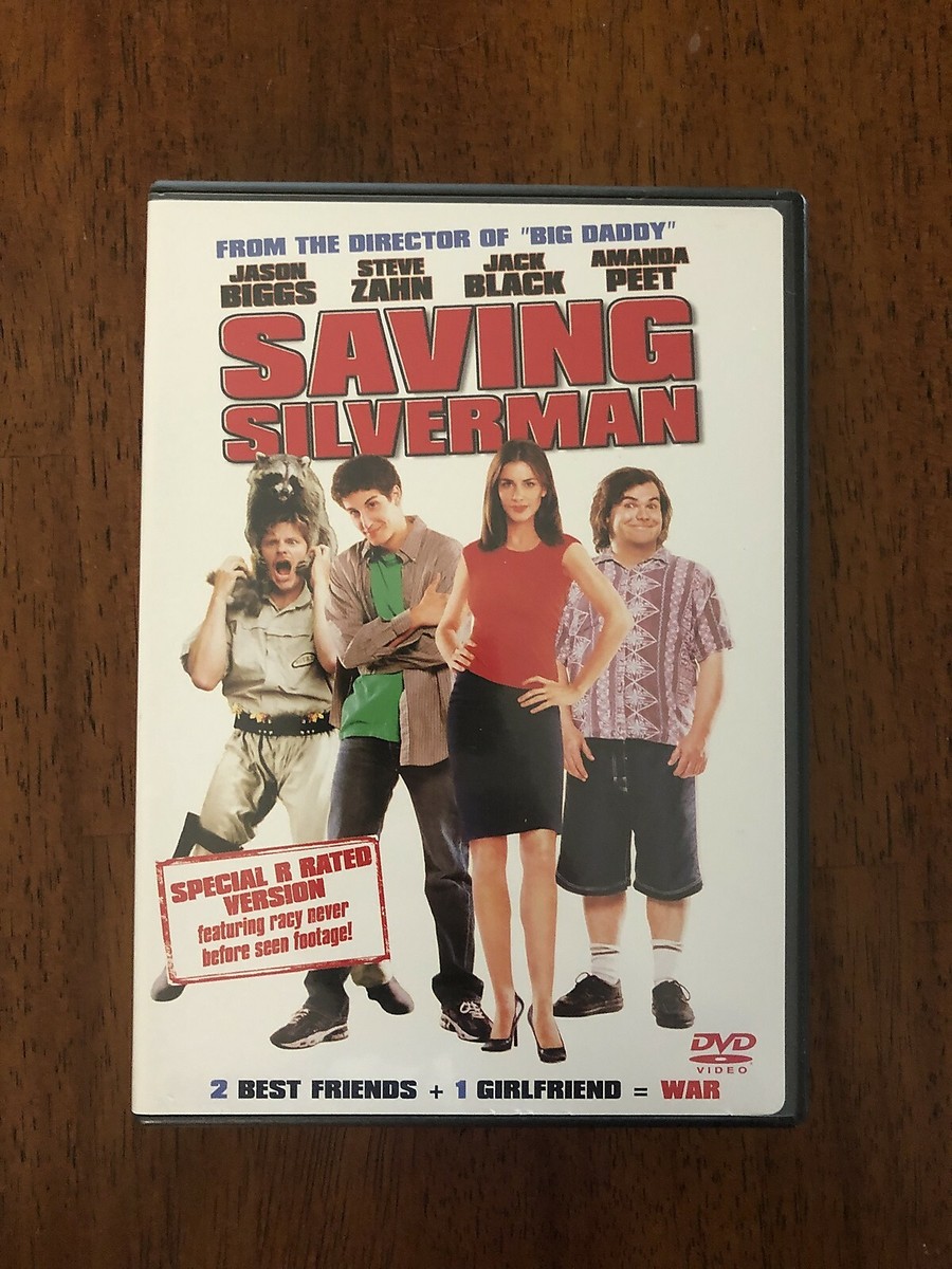 Saving Silverman DVD Jason Biggs, Steve Zahn, Jack Black, Amanda