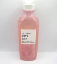 BATH & BODY WORKS ROSE + VANILLA BODY + MASSAGE OIL 4 FL OZ