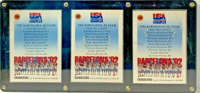 1992-93 SKYBOX BARCELONA OLYMPICS DREAM TEAM USA - 3 CARD SET IN
