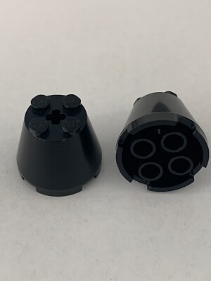 LEGO Parts 6233 (2pcs) Cone 3 x 3 x 2 with Axle Hole Choose Color