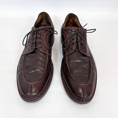 Johnston & Murphy Flex Mahogany Leather Oxford Dress Shoes  display picture 1