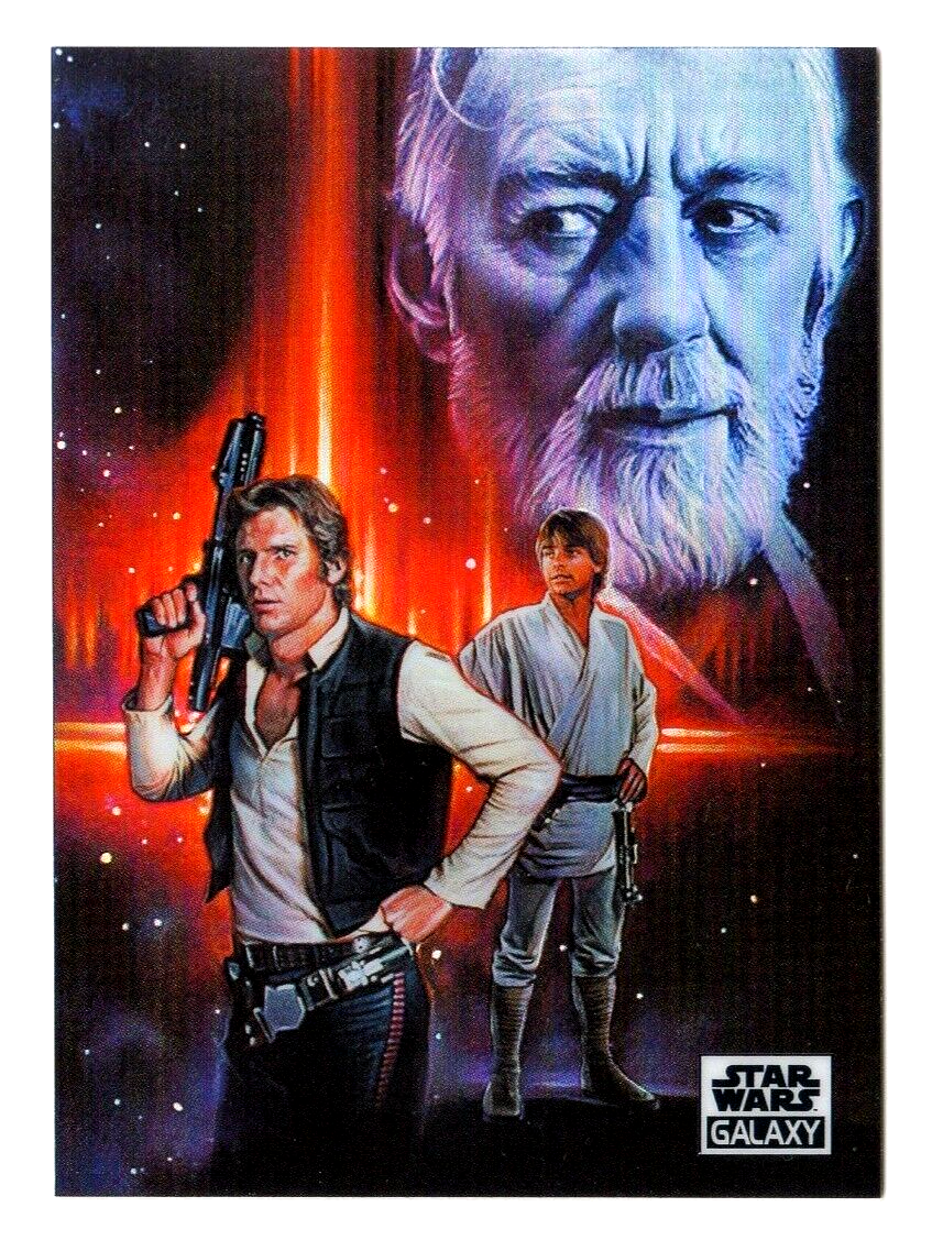 2021 Topps Chrome Star Wars Galaxy Refractor #80 Birth of a Hero