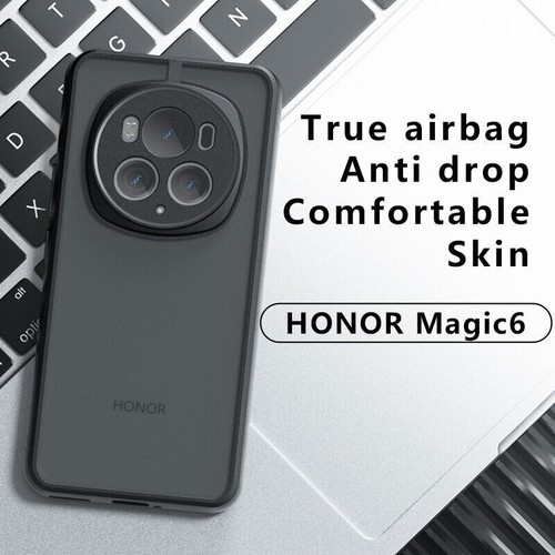 Soft TPU Frame+Clear Matte PC Back Shockproof Case For Honor Magic6 Pro / 7 Pro - Picture 12 of 14