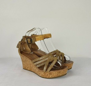 leather wedge sandals uk