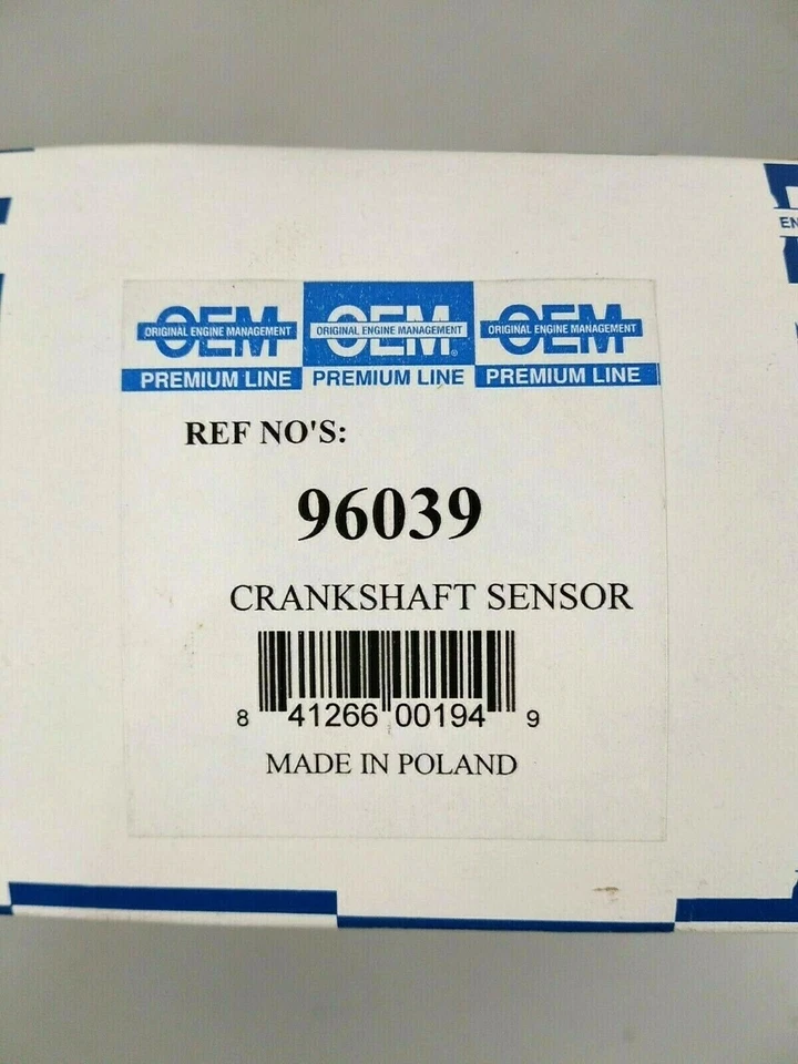 Sensor de posición del cigüeñal del motor original 96039 Eng Mgmt para Kia Optima 01-06 Foto 4 de 4