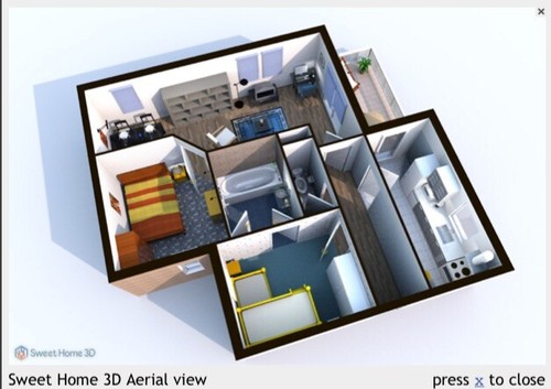 3D CAD designer Design App Software Floor Planner studio for windows - Afbeelding 2 van 4