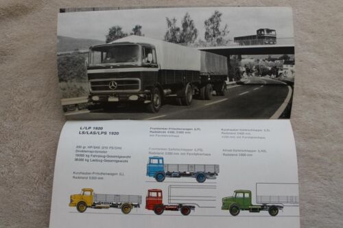 32B 730 1966 Mercedes LKW Nutzfahrzeug 406 408 710 911 1113 1418 1918 Prospekt - Bild 10 von 11
