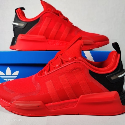 Adidas NMD V3 Męskie US 13 Scarlet RED Czarne Retro Sportstyle Run Boost CMFT Recy