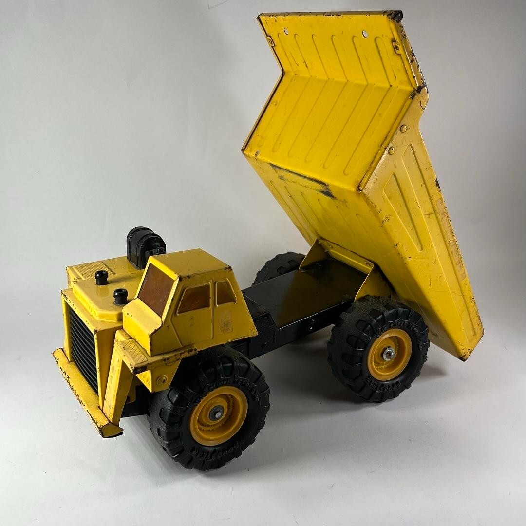 キャタピラー ダンプカー  785 西ドイツ製 ヴィンテージ 1985 REMCO CAT Metal Dump Truck Caterpillar 785 Toy 7