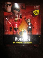 Disney / Pixar Incredibles 2 Elastigirl Mr. Incredible Action Figure 2-Pack