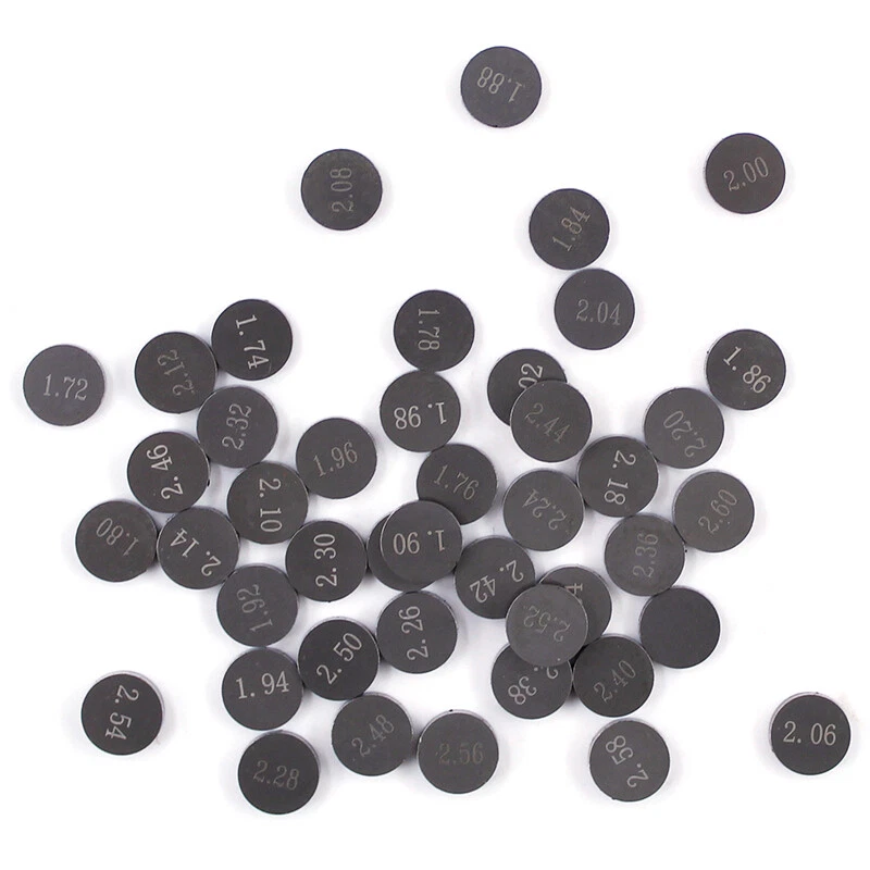 90 Piezas Cuña Válvula 8.85mm para Motocicleta Reconstrucción Espesor Ajustable 1.72-2.6mm Foto 3 de 3