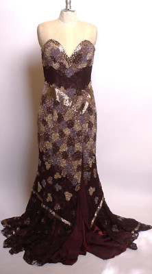 Claire's collection multicolor heavily beaded lace pageant event